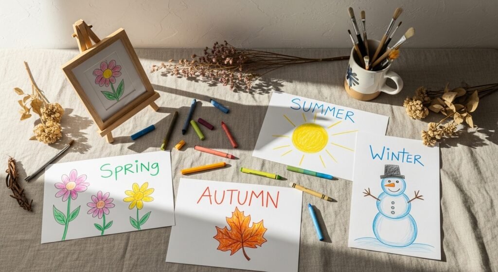 20 Simple Seasonal Drawing Ideas for Kids That Are Festive Fun and Perfect for Every Time of Year