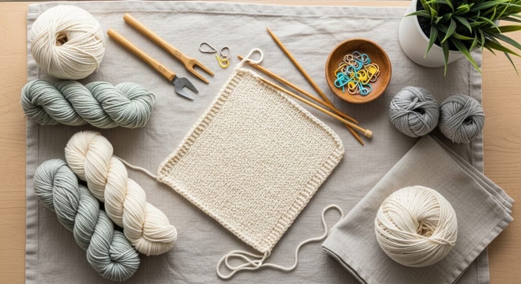How to Knit a Dishcloth for Beginners That Is Quick Practical and Perfect for Practicing Basic Stitches