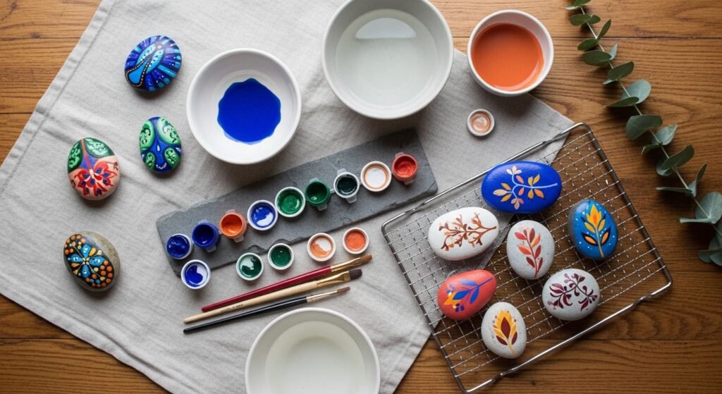 How to Use Acrylic Paint on Stones for Rich Vibrant Colors That Adhere Perfectly and Last for Years